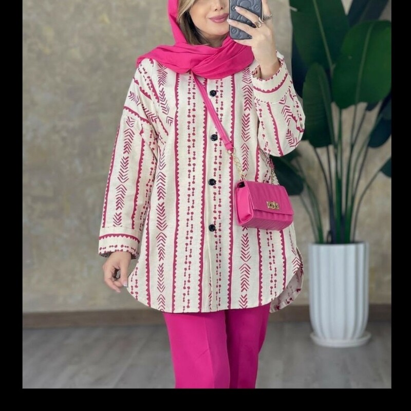 مانتو دخترانه  مدل خورشید جنس داکرون