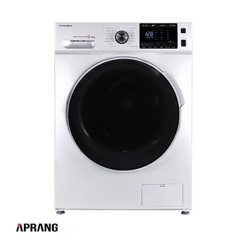 ماشین لباسشویی پاکشوما مدل TFU-84406 ظرفیت 8 کیلوگرم - نقره ای