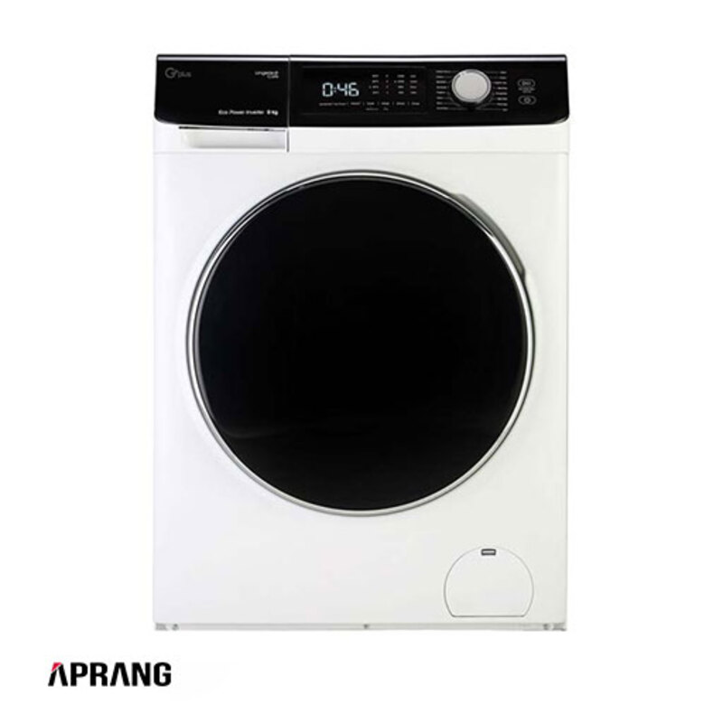 ماشین لباسشویی جی پلاس مدل GWM-K946 ظرفیت 9 کیلوگرم - نقره ای