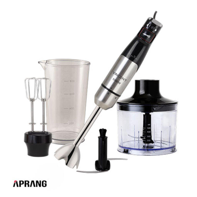 گوشتکوب برقی وینسنت سری Mega Mix مدل HB7410-استیل