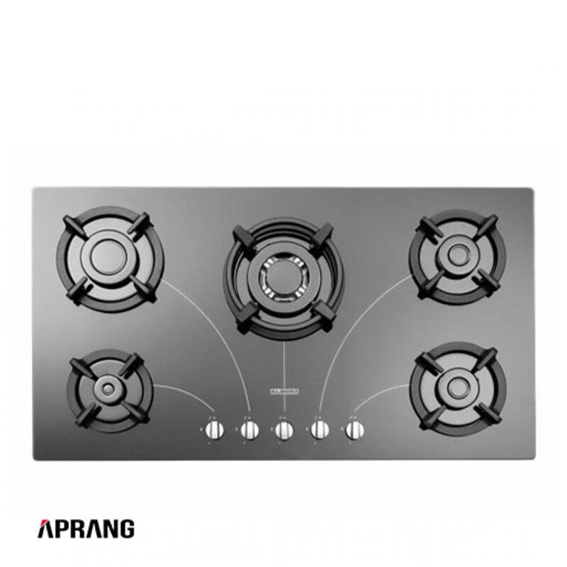 اجاق گازصفحه ای 5 شعله استیل البرز مدل G-5958 i - مشکی