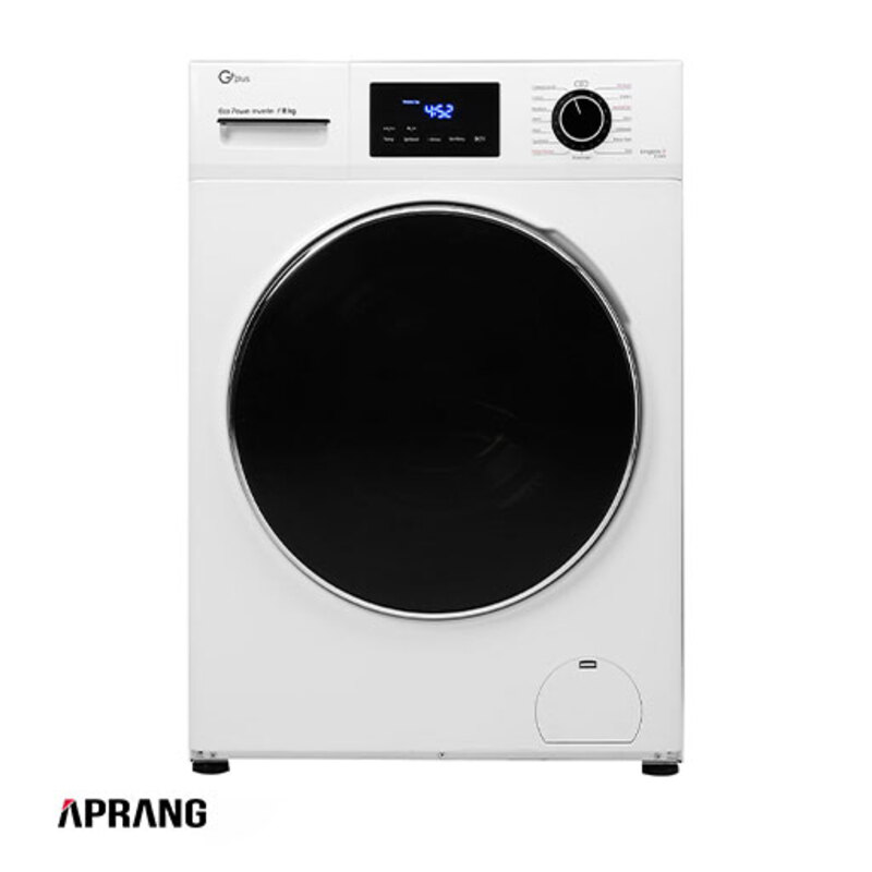 ماشین لباسشویی جی پلاس مدل GWM-J8470 ظرفیت 8 کیلوگرم - سفید