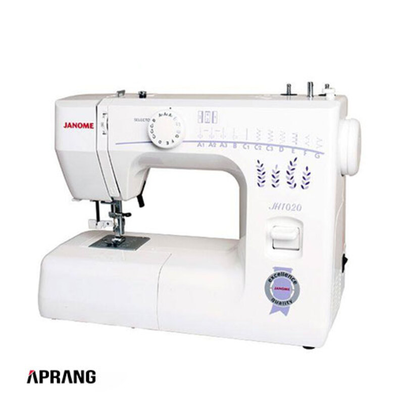 چرخ خیاطی و گلدوزی ژانومه مدل 1020 - سفید