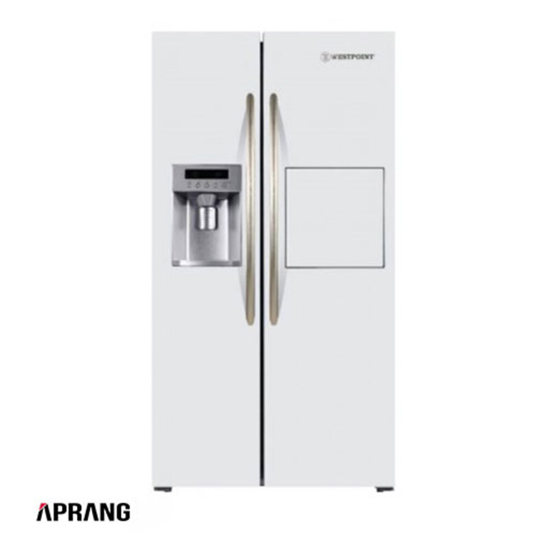 یخچال فریزر ساید بای ساید وست پوینت مدل WSMC-6419-ERWDK-سفید