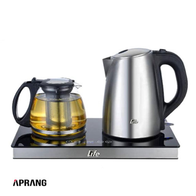 چای‌ساز کنارهمی استیل لایف مدل T311s - مشکی