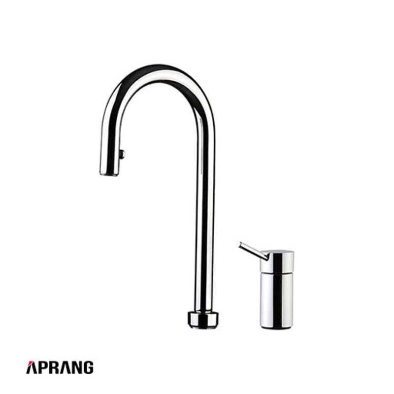 شیر آشپزخانه کی دبلیو سی مدل اینوکس پول دان – Inox Pull Down - مشکی