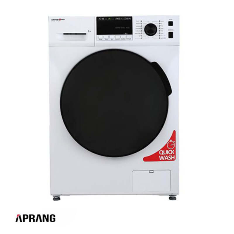 ماشین لباسشویی پاکشوما مدل TFU-84401 ظرفیت 8 کیلوگرم - نقره ای