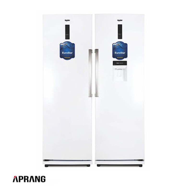 یخچال فریزر دوقلو یورو استار مدل EYP-AICW-19-RINV - نقره ای