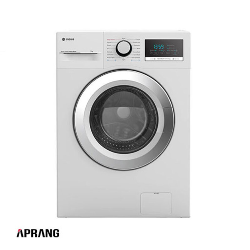 ماشین لباسشویی اسنوا مدل SWM-72301 ظرفیت 7 کیلوگرم - سفید