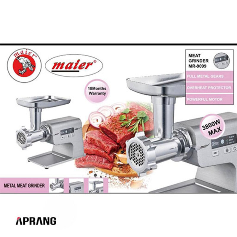 چرخ گوشت مایر مدل MR-9099 - استیل