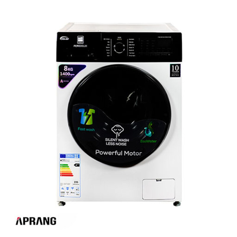 ماشین لباسشویی فریدولین مدل SWA80F ظرفیت 8 کیلوگرم - سفید