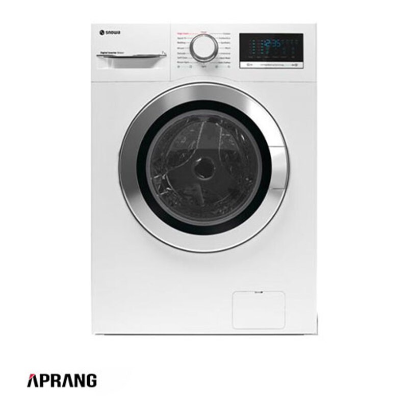 ماشین لباسشویی اسنوا مدل SWD-474 ظرفیت 7 کیلوگرم - نقره ای
