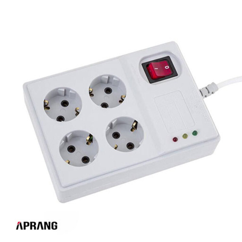 چند راهی برق و محافظ پارت الکتریک مدل PE2204