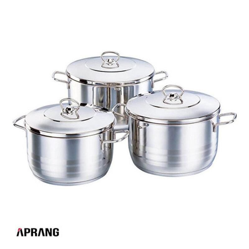 سرویس قابلمه 6 پارچه کرکماز سری ASTRA مدل A1802 - استیل