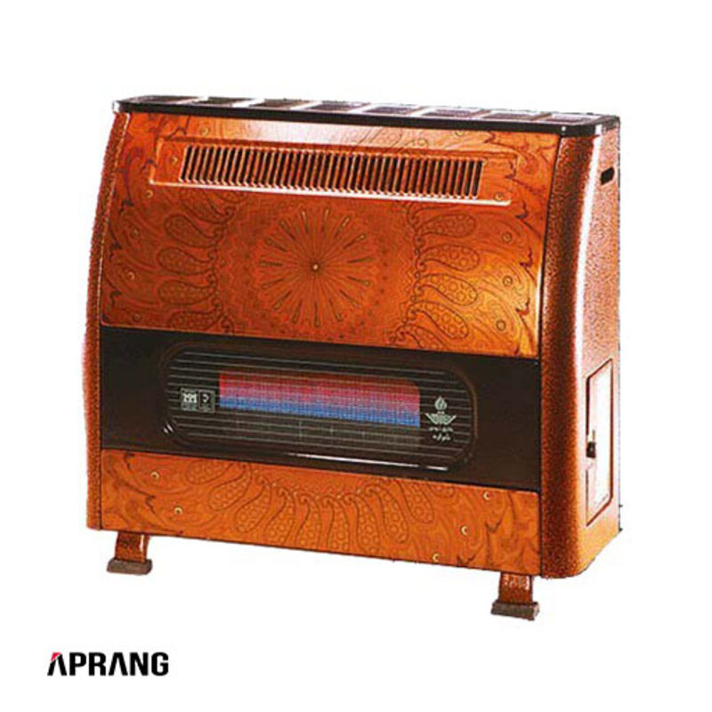 بخاری گازی شارق توس مدل شراره 120 - مسی