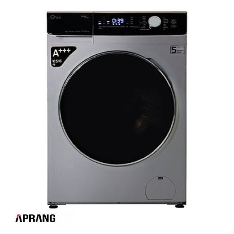 ماشین لباسشویی جی پلاس مدل GWM-KD1048 ظرفیت 10.5 کیلوگرم