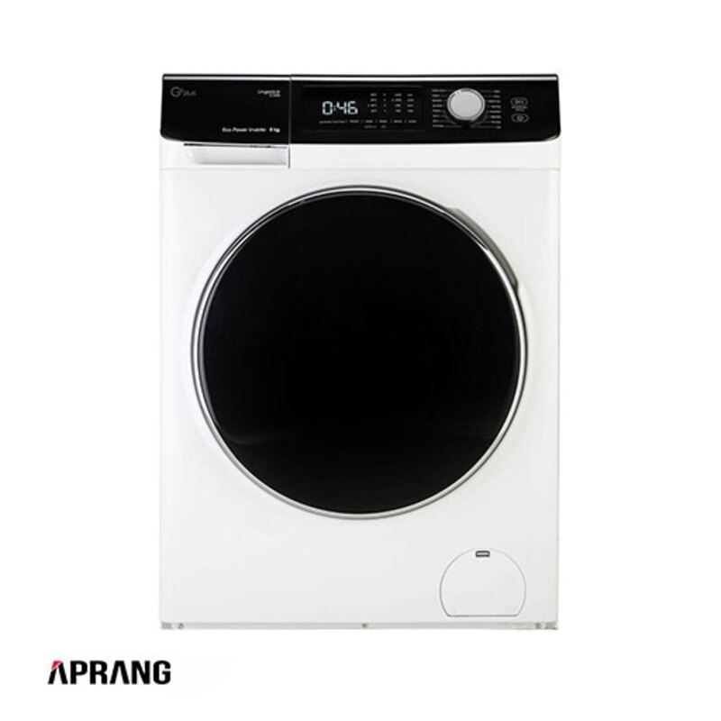 ماشین لباسشویی جی پلاس مدل GWM-K846 ظرفیت 8 کیلوگرم - نقره ای
