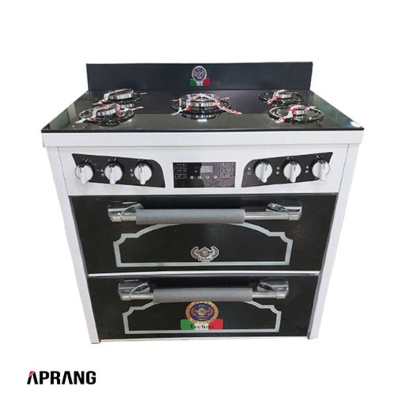 اجاق گاز طرح فر تکنو پروسا مدل T2 5000 - نقره ای
