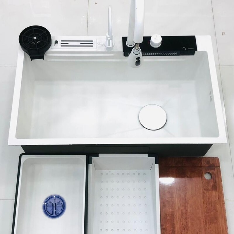 سینک ظرفشویی سیتی مارکت مدل CT8009-سفید