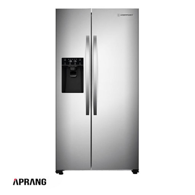 یخچال و فریزر ساید بای ساید وست پوینت مدل WSQ 5916 ERWDSK - استیل