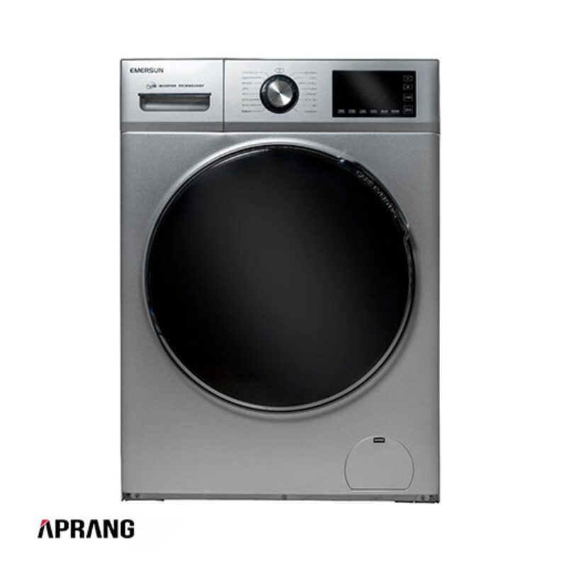 ماشین لباسشویی امرسان مدل EW80W ظرفیت 8 کیلوگرم - نقره ای