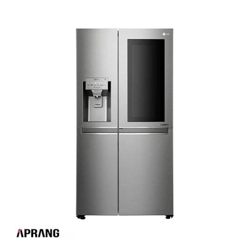 یخچال‌ فریزر ساید بای ساید ال جی InstaView Door-in-Door مدل GR-X259CSBV - استیل